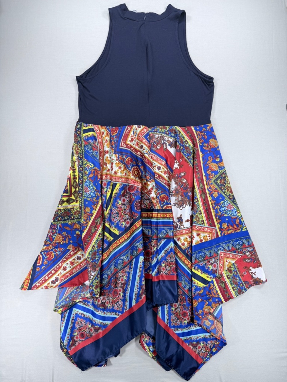 Venus Sleeveless Multi-Media Patchwork Dress XL - Picture 4 of 4